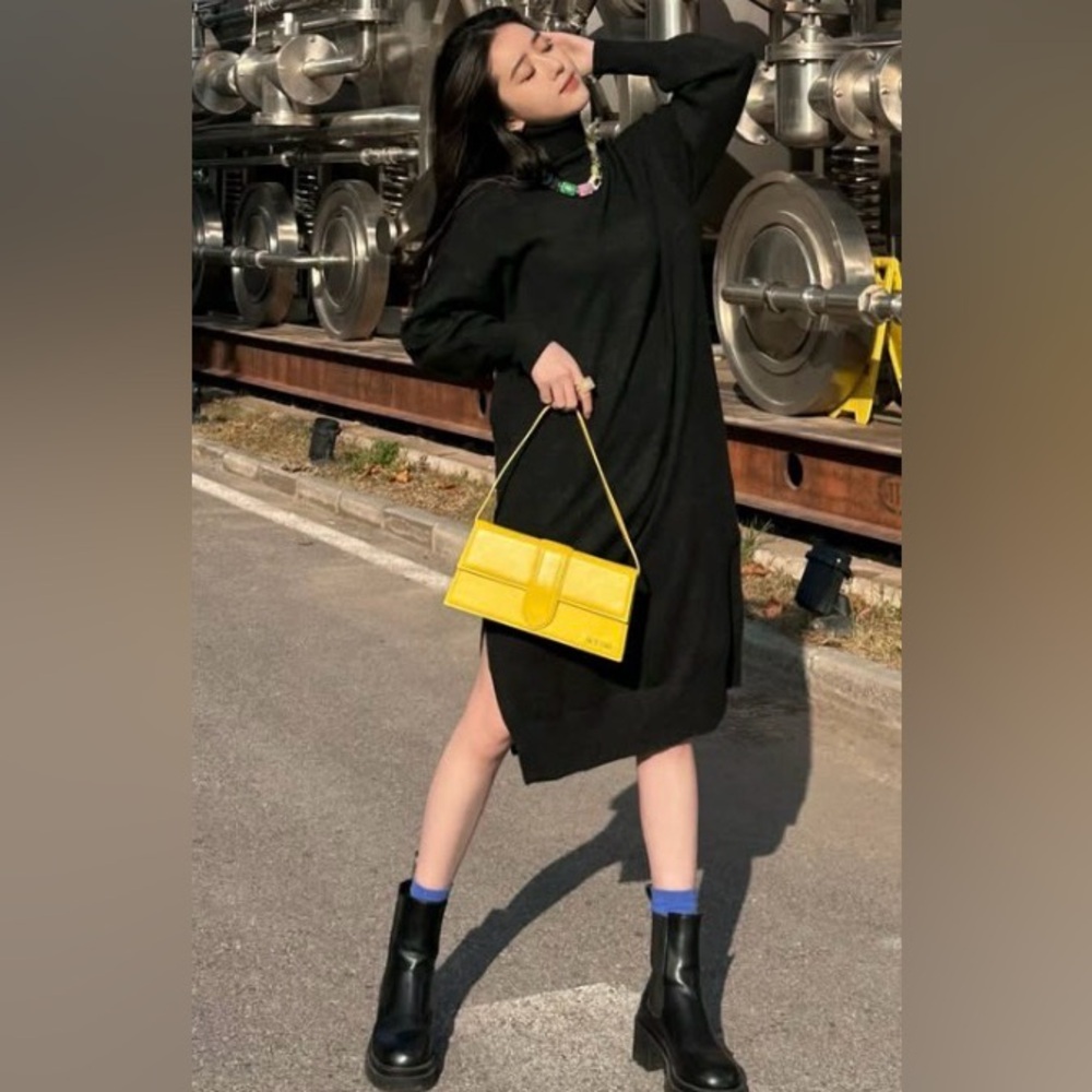 Jacquemus Le Bambino Long Leather Shoulder Bag
